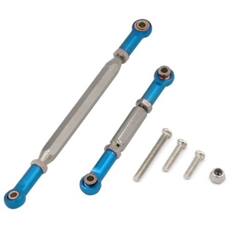 Metallisk styrstångs länk för MN78 MN-78 MN 78 1/12 RC bil uppgraderingar delar tillbehör, 2