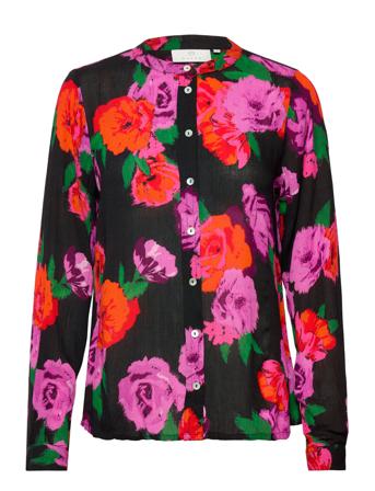 Kadylana Ppp Shirt Bluse Langermet Multi/mønstret Kaffe