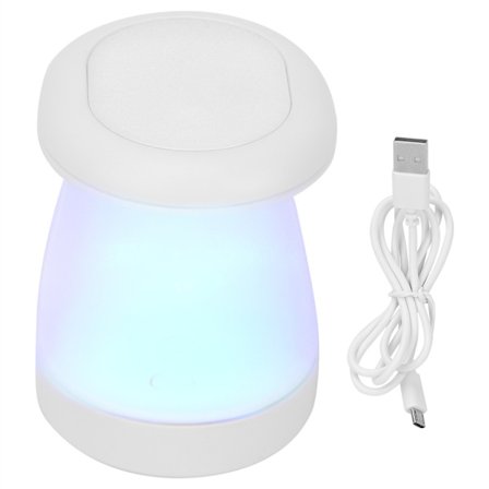 16W Mini Gel Polish Tork USB-laddning LED Dubbla ljuskällor Nagelherdningsmaskin Vit