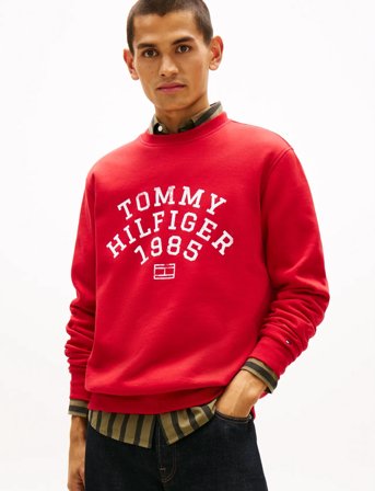 Tommy Hilfiger Hilfiger Arch Sweatshirt - Red - XL
