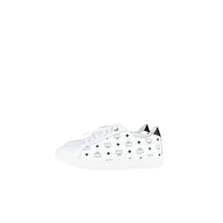 MCM Pre-owned, Sneakers Wit, Heren, Maat:42 EU