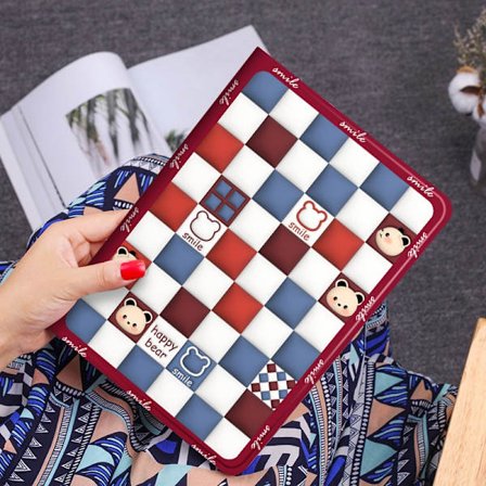 Stilrent skal för iPad 2021 10.2" Bok Björn Vit Silikon