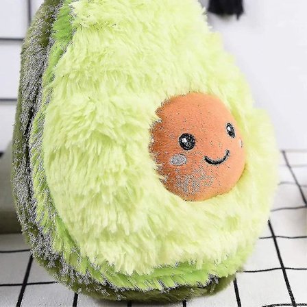 Söt avokado plysch i flera storlekar, bekväma matkuddeplyschleksaker, mjuka frukter, fyllda kuddar