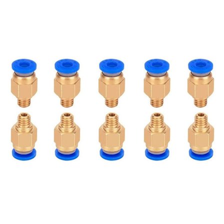 10 stk. PC4-M6 Pneumatisk Fitting PC4-M6 Pneumatisk Konnektor