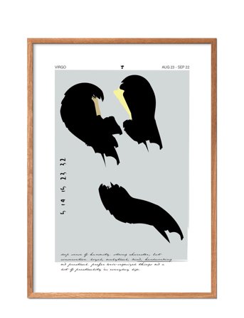 Poster & Frame Virgo - Multi/patterned - 42X29.7CM
