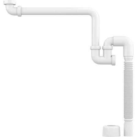 Faluplast 8072038 Kommode vandlås 40 x G40 x G32, Indendørs afløb