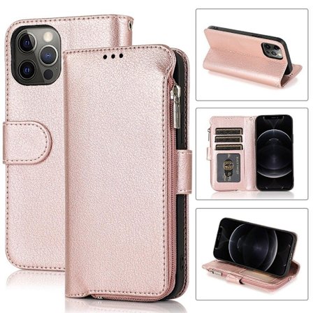 iPhone 12 Pro - Stilsäkert Effektfullt Plånboksfodral