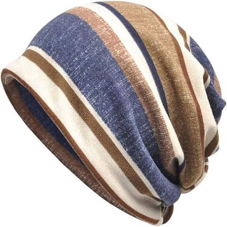 Kemo Hodeplagg Dame Luer Sommer, Bomulls Turbanhatter for Kvinner/Menn, Slouchy Lue Bandanas Skjerf Sovehette, Egnet for Kemo & Hår