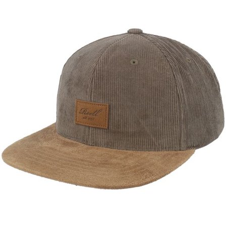 Reell - Grön snapback Keps - Suede Cap Olive Corduroy Snapback @ Hatstore