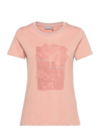 Frfefrannie 1 T-Shirt T-shirt Top Lyserød Fransa