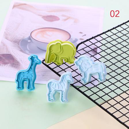 4 St Cookie Ters Form Kaka Kex Mould Bakverk B