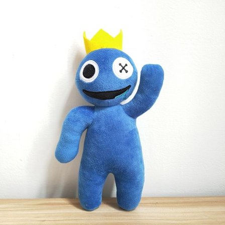 Rainbow Friends Plysj, Rainbow Friends Plysj Blå Dyredokke, Beste Gave til Fans Barn Bursdag Halloween Thanksgiving Jul