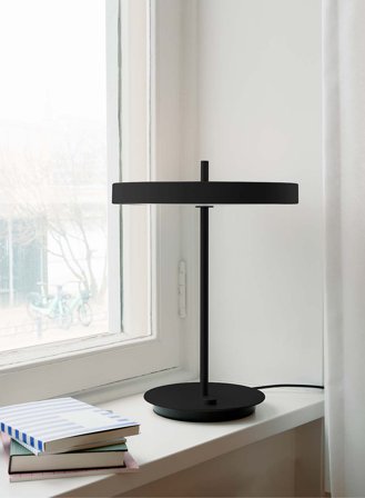 Asteria bordlampe H42 - sort/sort