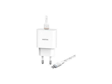 UNISYNK Slim Wall Charger strømadapter - 24 pin USB-C - 20 watt