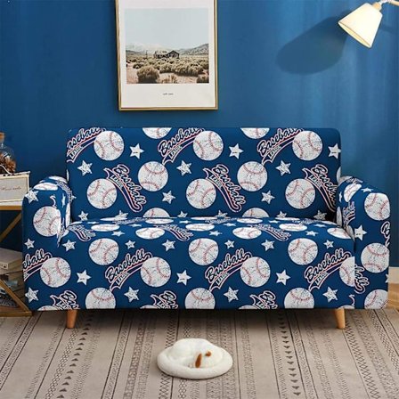 Färgglad mönstrad sofföverdrag superstarkt elastiskt dammskydd sofföverdrag 2-sits