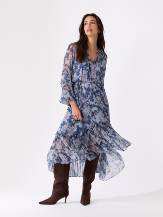 MATCH - Andrea kjole - Marie Philippe - Str. 36 - Dame - Kjoler & Skjørt - Blå - 100% viskose