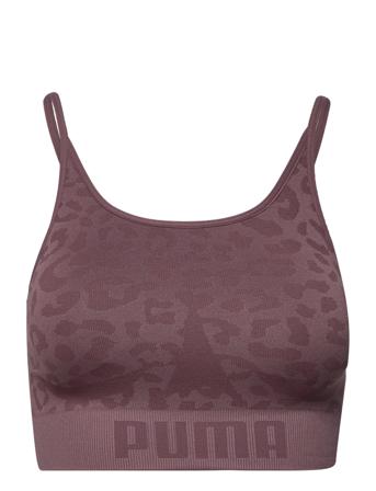 Low Impact Formknit Seamless Long Line Bra Purple PUMA
