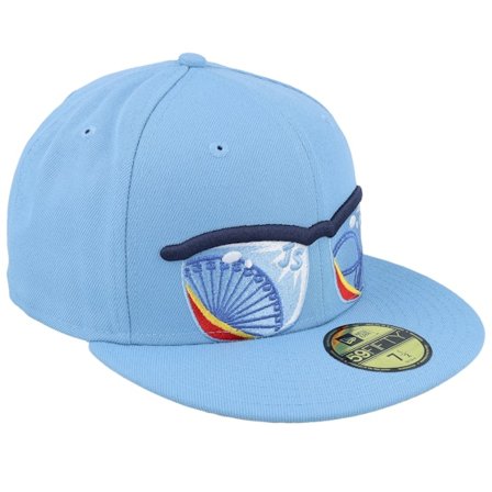 New Era - MiLB Ble fitted Czapka Z Daszkiem - Jersey Shore Blueclaws Vacation Pack 59FIFTY Sky Fitted @ Hatstore
