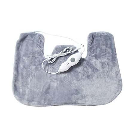 Elektrisk opvarmet sjal til lindring af nakke- og skuldersmerter