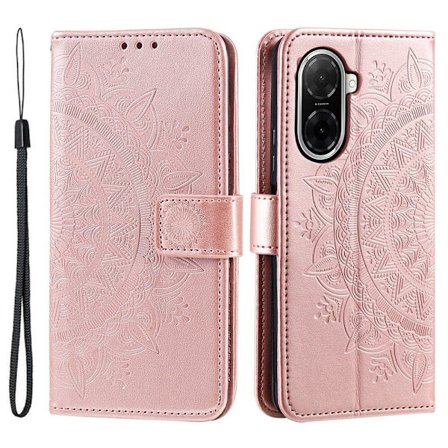 Xiaomi Redmi A5 4G / Poco C71 4G Jalustakotelo Totem Lompakkokotelo Rose Gold