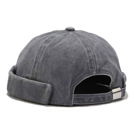 Vintage pesty Miki Hat Hat Beanie Docker Sotar Mot Grey