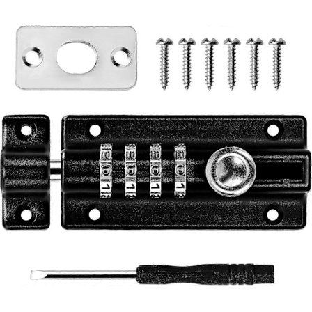 Yhdistelmälukko 4-numeroinen yhdistelmälukko Mekaaninen koodi Ovilukko Avaimeton liukulukko Peukaloinnin kestävä ovilukko kaapille puutarhaan