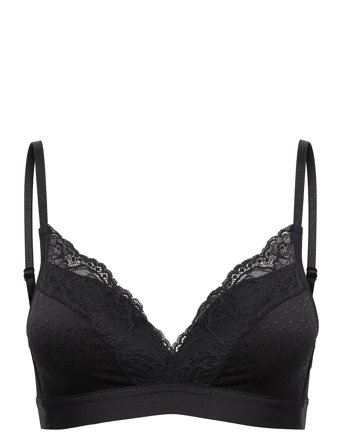 Sophie Non Wired Pp Black Hunkemöller