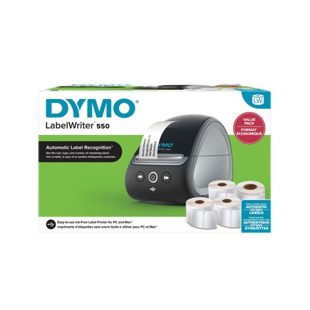 DYMO Etikettskrivare LW 550 Valuepack - Lyreco - Kontorsmaskiner - Etikettskrivare och etiketter - Etikettskrivare - Dymo