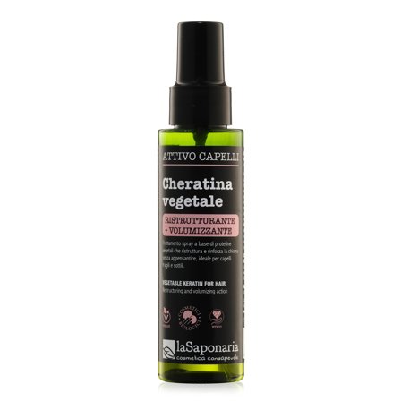 LA SAPONARIA Attivi Capelli Cheratina vegetale 100ml - Spray Capelli