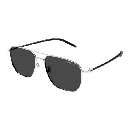 Mont Blanc -Aurinkolasit - Silver Rectangular - Mont Blanc MB0367SA 002 6016