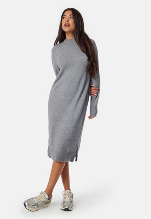 VILA Viril Crew Neck Midi Dress Klær