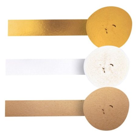 Bröllop i crepe-papper 3 st.