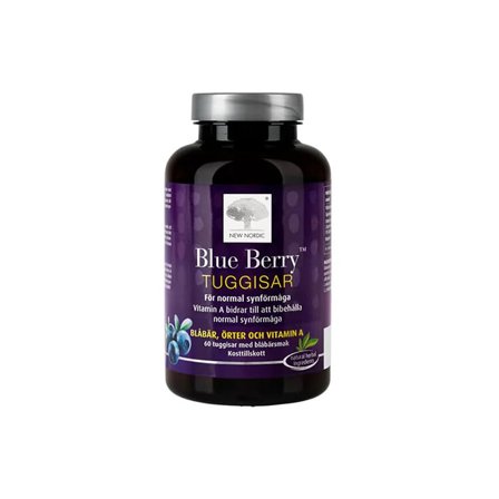 New Nordic Blue Berry tuggis 60 tabletter