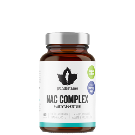 Puhdistamo NAC Complex, 60 caps