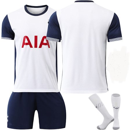 2425 Tottenham Hotspur Hjemmetrøje Korte Ærmer Fodboldtrøje - Sæt - Nr 7 Son Heung-min 17 Romero 17 + Strømper