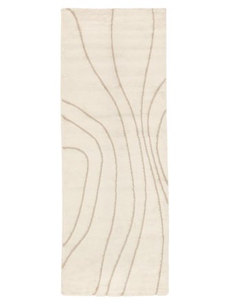 Bahia Cream White/Beige Runner Rug Small Oeko-Tex