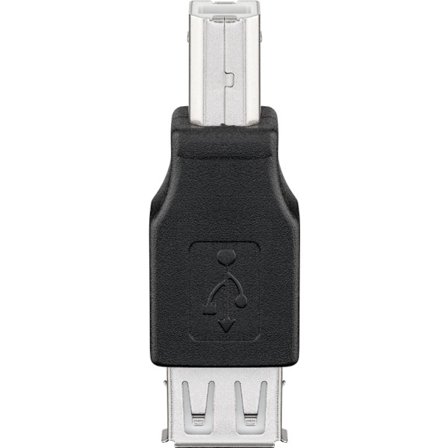 USB-A till USB-B adapter, svart