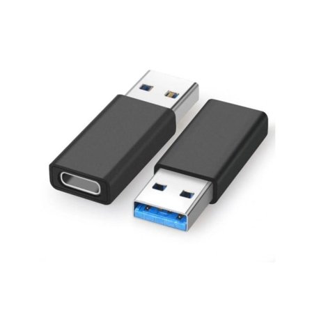 2-PAK USB-C til USB-A-adapter USB 3.0 Sort
