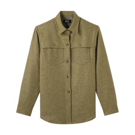A.p.c. Jas , Groen , Dames , Maat: S