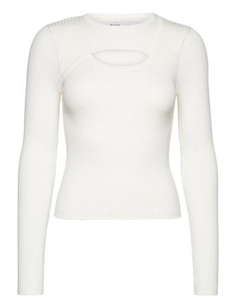 Onlashley Ls Peakaboo Ck Knt ONLY White