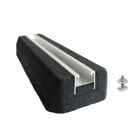 Supporto a pavimento Niccons MINI SUMO antivibrante 130x60x560 mm con profilo 41 mm