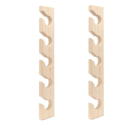 2 stk. tre vegg-hattehylle, veggmontert kapsorganisator, vertikal hattehylle for garderobe