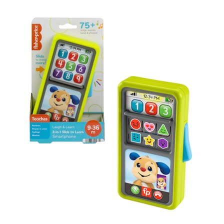 Fisher-Price 2In1 Slide To Learn Smartphone Nordic