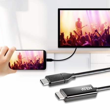 ATEN N UC3238 - External video adapter - USB-C - HDMI