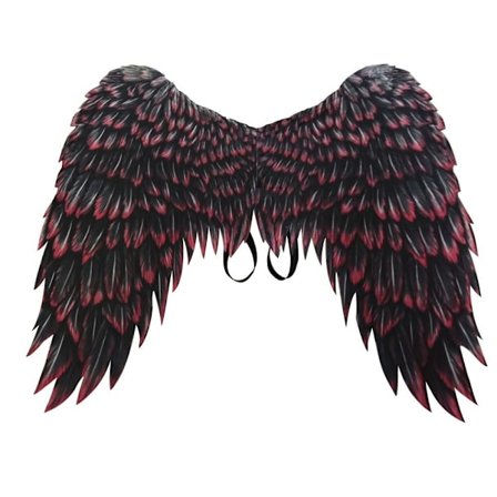 Angel Wings Feather Wings MUSTA&PUNAINEN