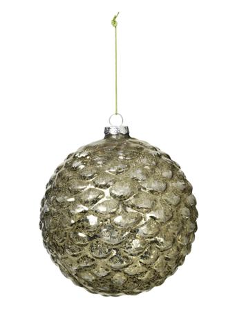 Deko Kugle 'C Home Decoration Christmas Decoration Christmas Baubles & Tree Accessories Grøn Broste Copenhagen