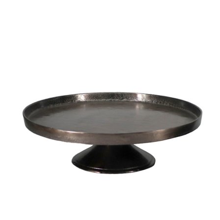 Aluminiums piedestalplade 45x45x14,5 cm, sort