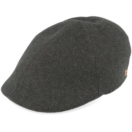 Mayser - Grønn flatcap Caps - Paddy Wool Blend Green Flat Cap @ Hatstore