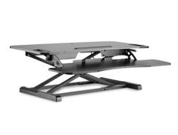 Digitus Ergonomic Workspace Riser DA-90380-1 stativ - for LCD-skjerm / tastatur / mus - svart