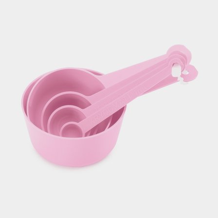 Mittasarja Nordiska Plast, vaaleanpunainen, 5 osaa